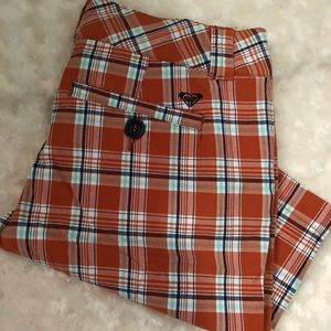 Roxy Plaid Shorts- EUC! Size 9